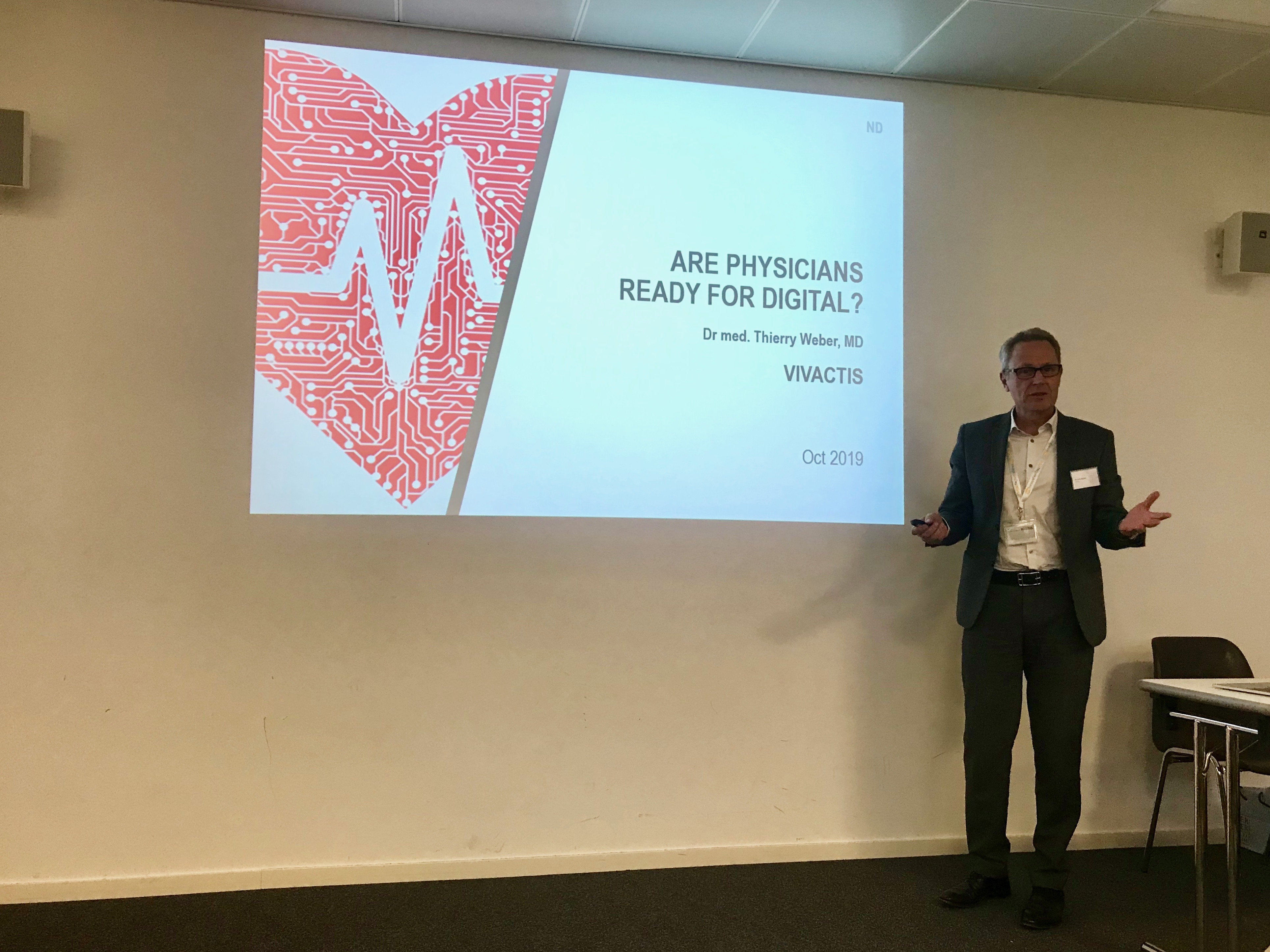 Doctor giving insights on digital transformation