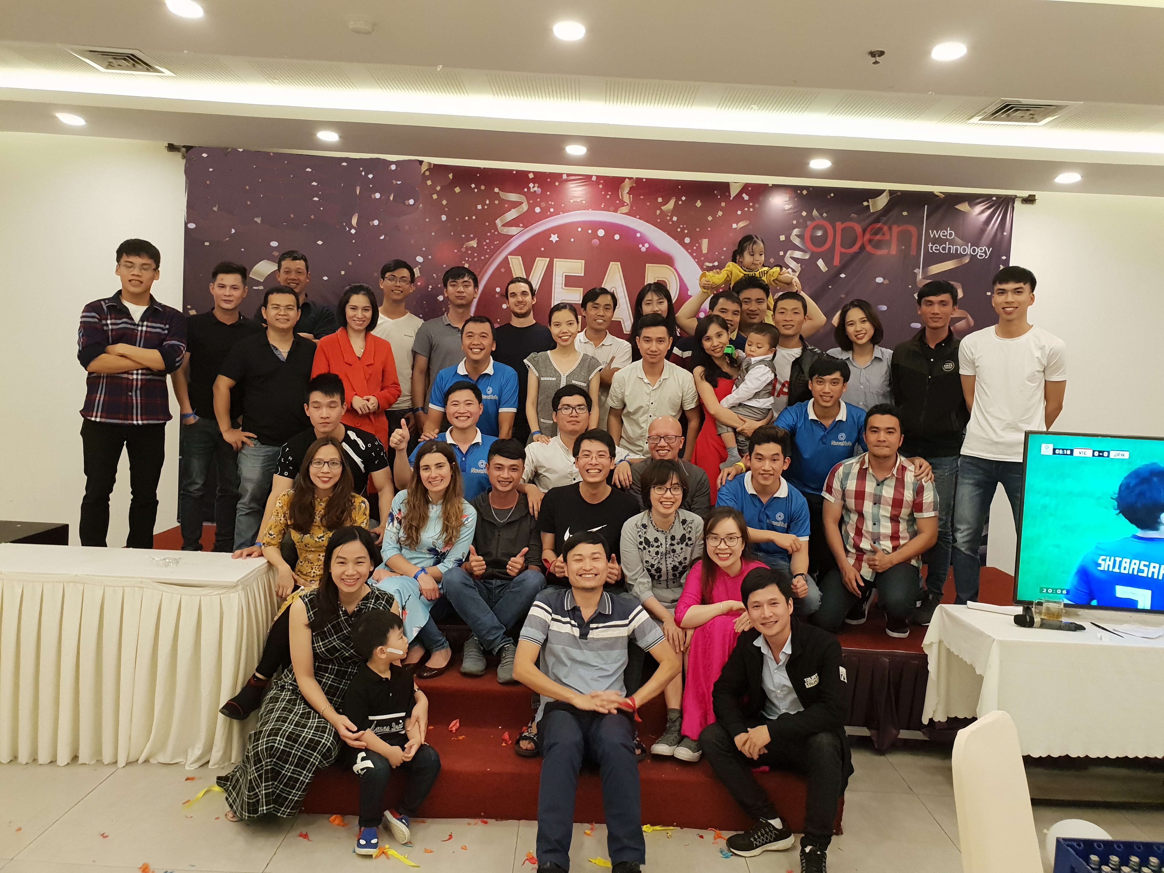 End of year party in Da Nang
