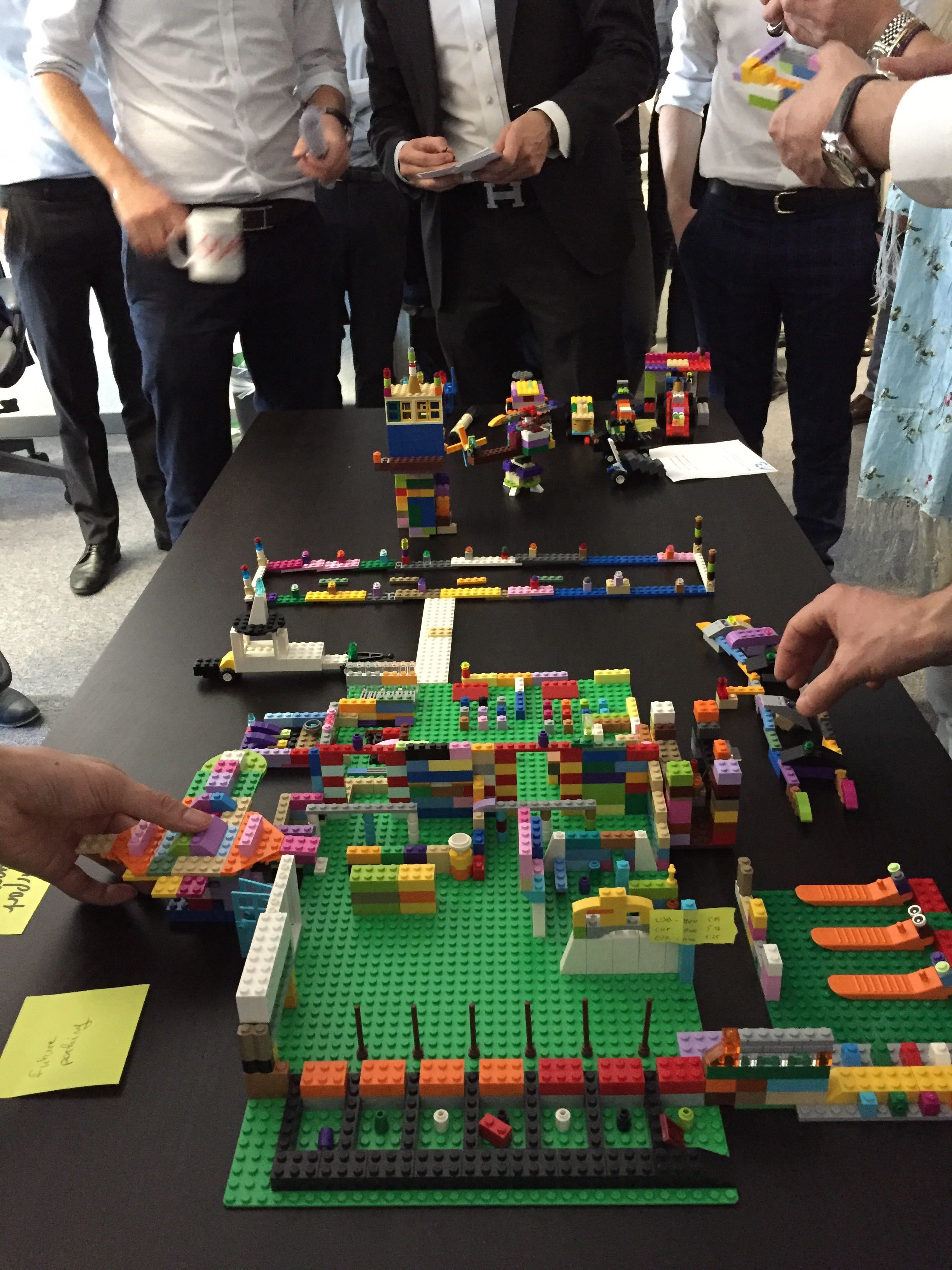 airport lego scrum