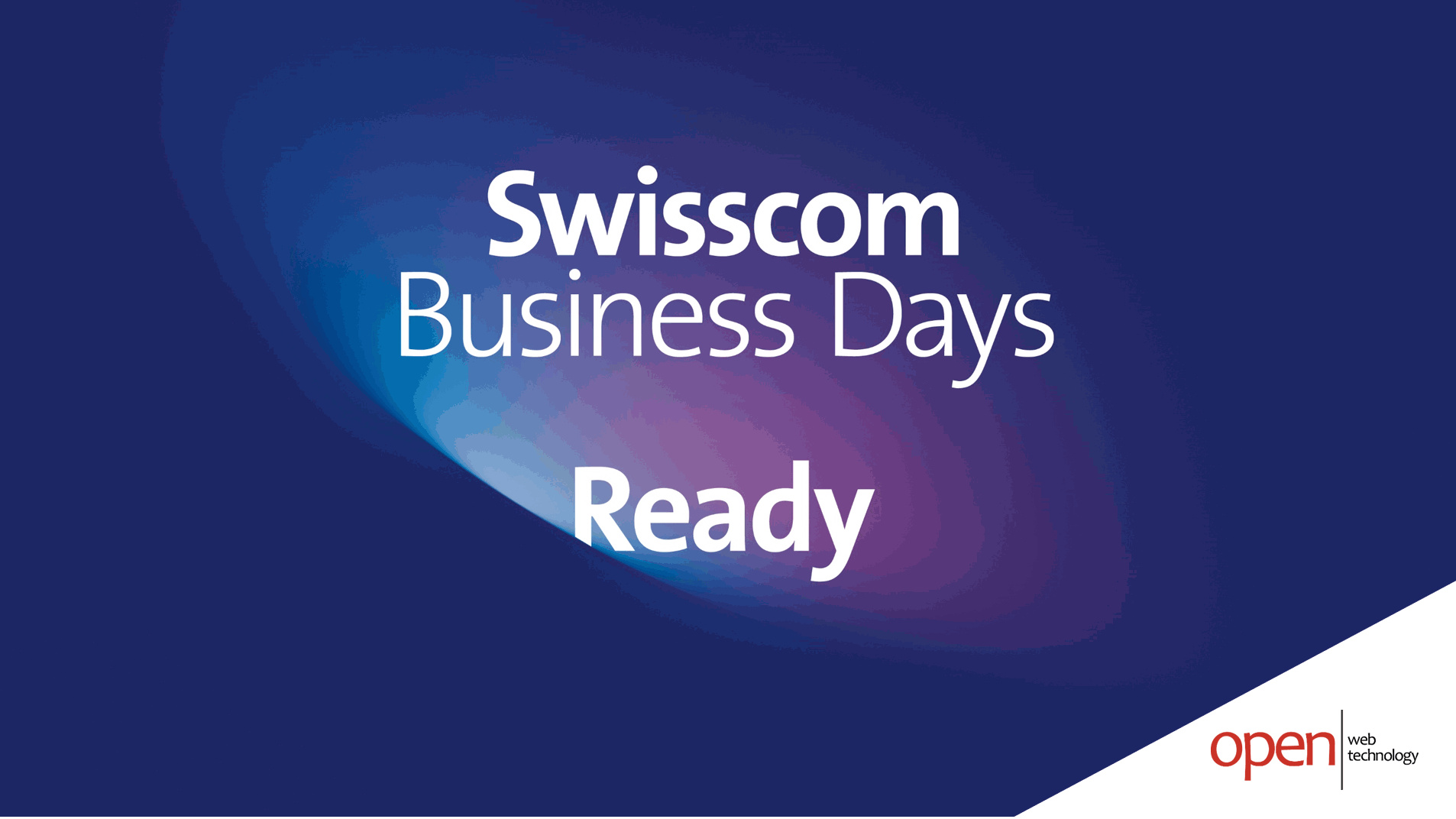 Swisscom Business Days - 3-6 novembre