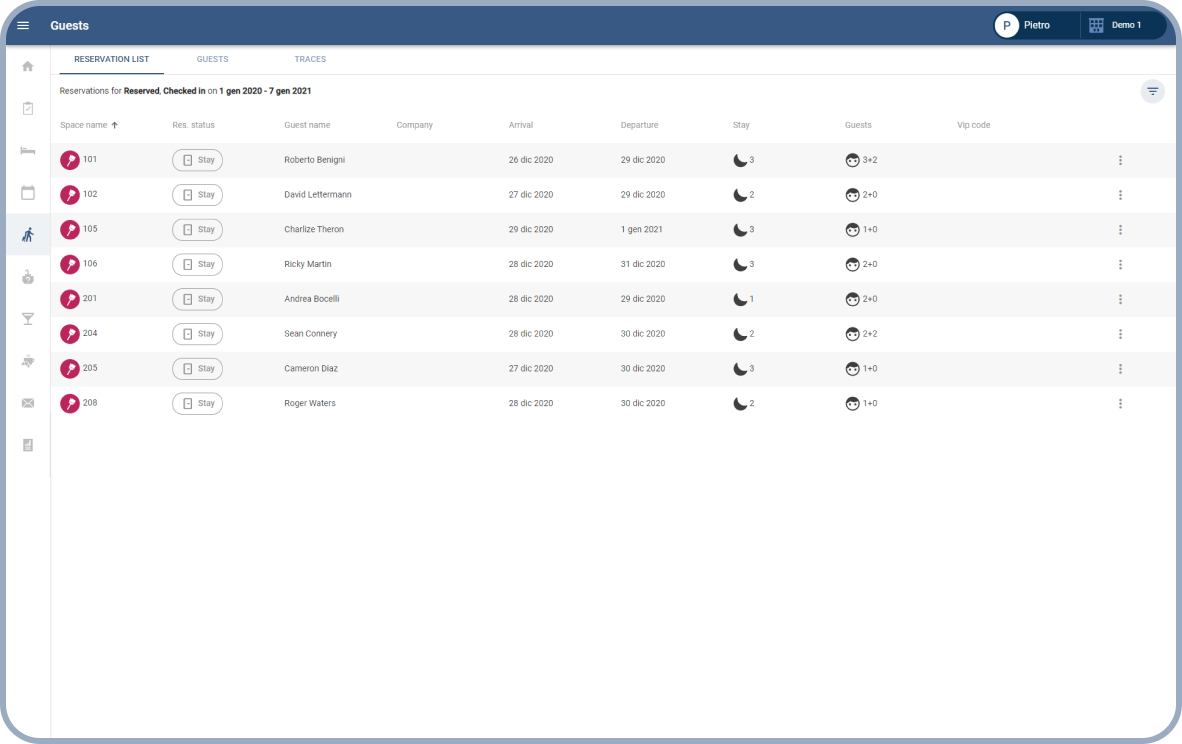 booking